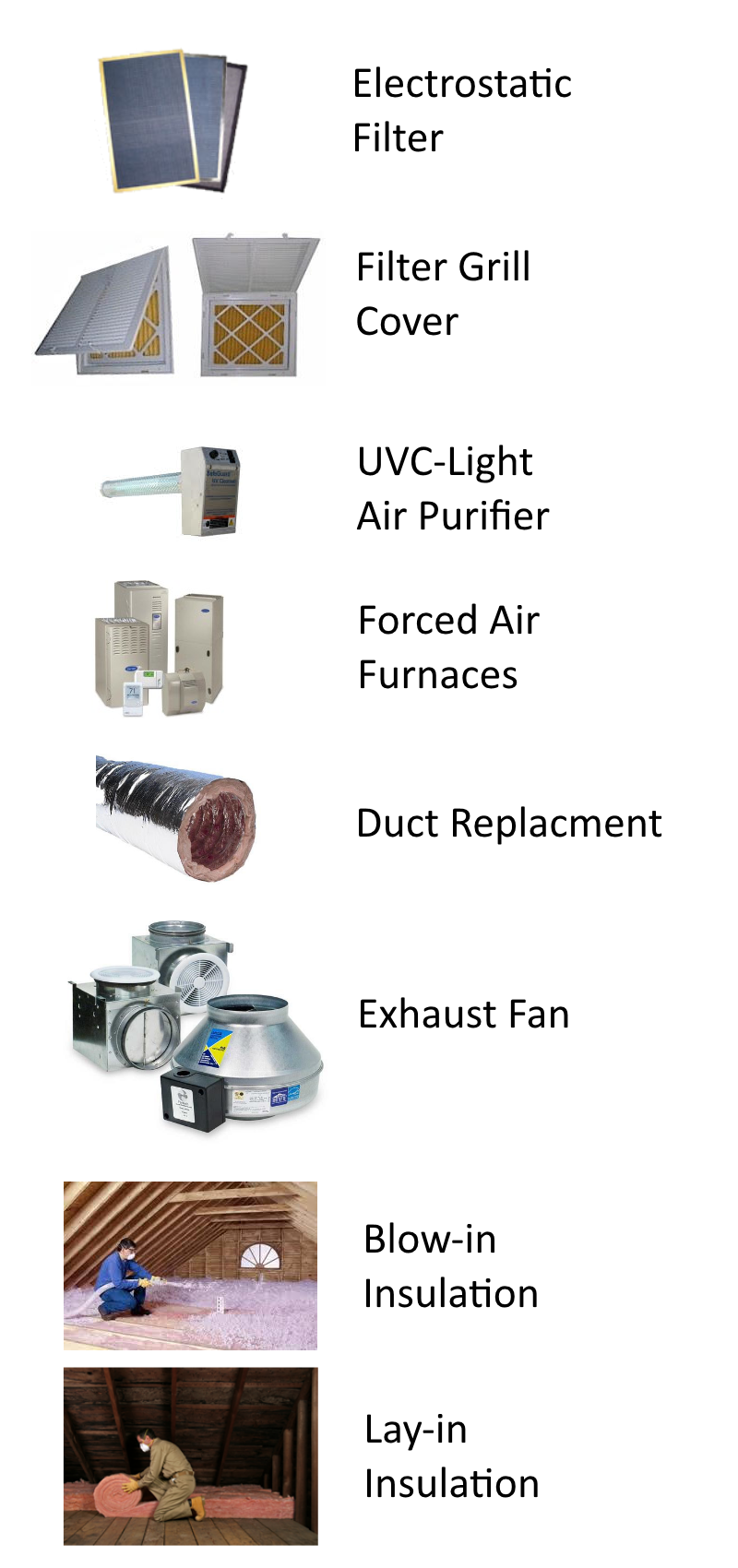Air Duct Cleaning Mercer Island Products